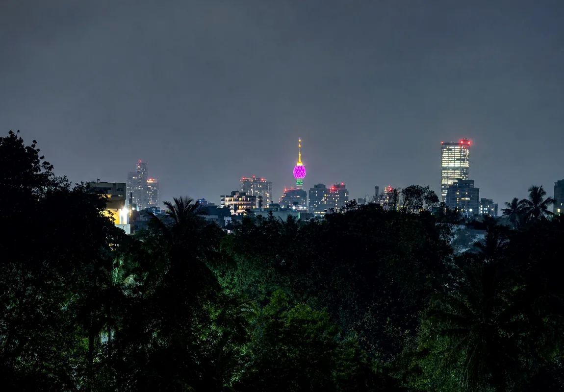 Colombo City View From Rooftop